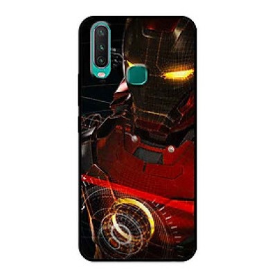 Ốp Lưng in cho Vivo Y17 Mẫu Người Sắt Mắt Vàng - Hàng Chính Hãng