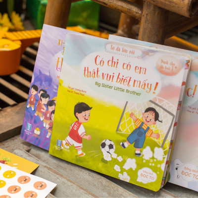Combo 3 Cuốn Sách Kỹ Năng Cho Bé 1-2-3-6 Tuổi - Bộ Tớ Đã Lớn Rồi (Song Ngữ Anh Việt) - Truyện Tranh Cho Bé Tập Nói, Mầm Non