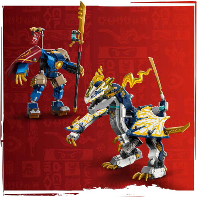 Đồ Chơi Lắp Ráp Rogue Và Cỗ Máy Rồng Chiến Đấu LEGO NINJAGO 71843 (584 chi tiết)