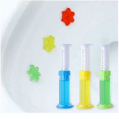 Set 5 ống  Gel thơm khử bồn cầu   hình bông hoa  ,giúp khử mùi , khử trùng , vệ sinh diệt khuẩn  bảo vệ bồn cầu luôn sạch và thơm 