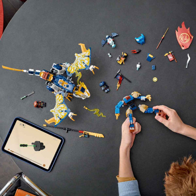 Đồ Chơi Lắp Ráp Rogue Và Cỗ Máy Rồng Chiến Đấu LEGO NINJAGO 71843 (584 chi tiết)