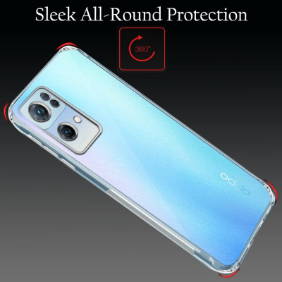 Ốp lưng silicon dẻo cho Oppo Reno 7z / Reno 8z hiệu Ultra Thin trong suốt mỏng 0.6mm độ trong tuyệt đối chống trầy xước - Hàng nhập khẩu