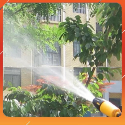 Vòi Xịt️Evoucher Bộ dây vòi xịt nước rửa xe, tưới cây , tăng áp 3 lần, loại 3m, 5m 206319 cút sập,nối đen+  đai