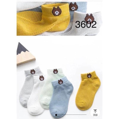 Tất lưới, vớ lưới thông hơi hình gấu cho bé
