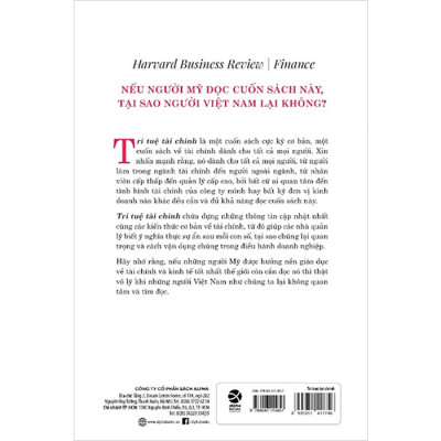 Trí Tuệ Tài Chính Dành Cho Nhà Quản Lý Không Chuyên Về Tài Chính (Bìa Cứng)