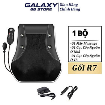 ￼Gối Massage Cổ Vai Gáy Rulax,Máy Massage Hồng Ngoại 2 Động Cơ Rung