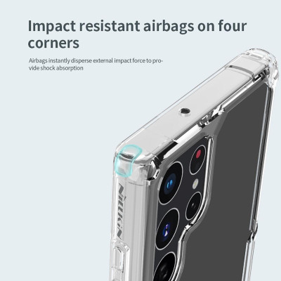 Ốp lưng TPU chống sốc cho Samsung Galaxy S25 Ultra , S25 Plus , S25 hiệu Nillkin Nature TPU Pro Case - hàng nhập khẩu
