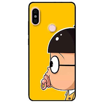 Ốp lưng in cho Xiaomi Redmi Note 5 Pro Mẫu Nobi Nền Vàng