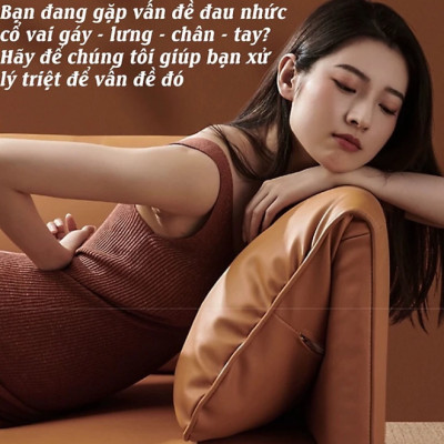 Gối Massage Cổ Vai Gáy Hồng Ngoại Đa Năng 20 Bi Cao Cấp, Bảo Hành 12 Tháng