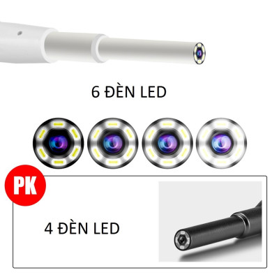 Camera Nội Soi Tai Mũi Họng Dụng Cụ Lấy Ráy Tai Đa Năng 3 Trong 1 HD Đường Kính 3.9mm Dùng Cho PC, Laptop, Android AN103 - Hàng Nhập Khẩu