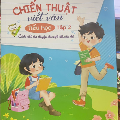 Combo 2 cuốn sách Chiến Thuật Viết Văn Tiểu Học Tập 1 + Tập 2