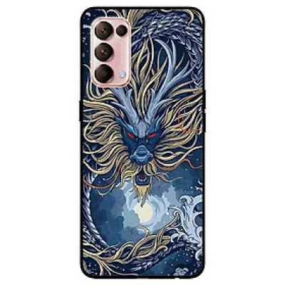 Ốp lưng dành cho Oppo Reno 5 mẫu Rồng Xanh