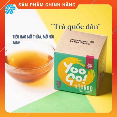Trà thảo mộc YooGo TurboTea - Hỗ trợ tiêu hóa và giúp nhuận tràng.