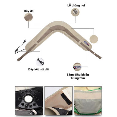 Massage vật lý trị liệu đốt sống cổ lưng vai gáy tặng kèm massage mini