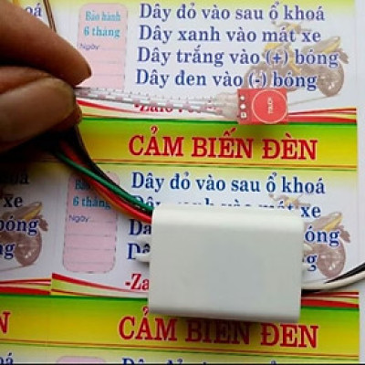 CẢM BIẾN CHẠM BẬT TẮT ĐÈN XUYÊN QUA NHỰA XE MÁY MẪU MỚI CHẤT LƯỢNG