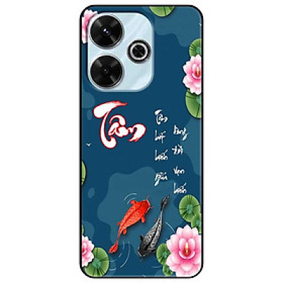 Ốp lưng Redmi 9T - 13C - 13 4G - Redmi Note 13 4G - Note 13 Pro 4G - Note 13 Pro 5G - Tâm Cá KOI - Hàng Chính Hãng