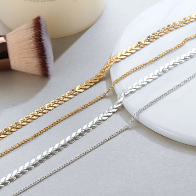Dây chuyền choker kim loại thời trang
