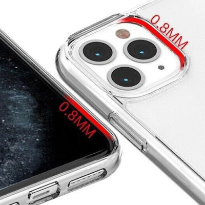 Ốp lưng cho iPhone 14 Pro Max hiệu Likgus Clear Air Shock trong suốt (Không ố màu) - Hàng nhập khẩu