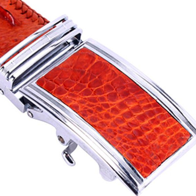 Thắt Lưng Nam Da Cá Sấu Đan Viền Bản Lớn Gai Huy Hoàng HT4704