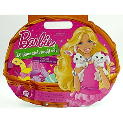 Sách - Barbie Lễ Phục Sinh Tuyệt Vời - Tô Màu Theo Các Ngày Lễ - Tân Việt Books