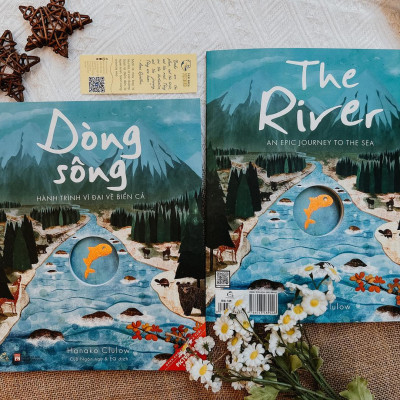 Sách Tranh Song Ngữ - Dòng Sông - Hành Trình Vĩ Đại Về Biển Cả