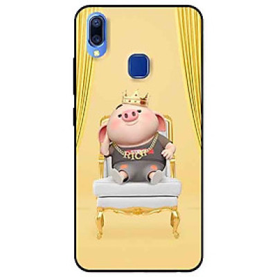 Ốp lưng in cho Vivo Y91/Y91i/Y95 Mẫu Heo Vua