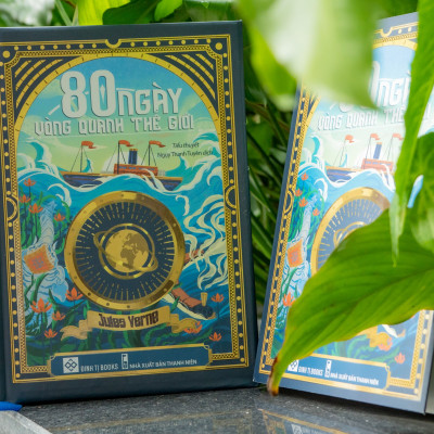 Sách - 80 ngày vòng quanh thế giới (Bìa cứng) - Đinh Tị Books