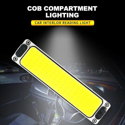 Đèn Led Thùng, Cabin Xe Tải, Xe Ô Tô 108 Hạt Led Siêu Sáng 24.5X6Cm