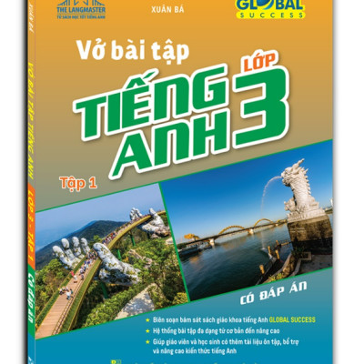 Sách - Combo GLOBAL SUCCESS - Vở bài tập tiếng anh lớp 3 tập 1 + 2 (có đáp án)