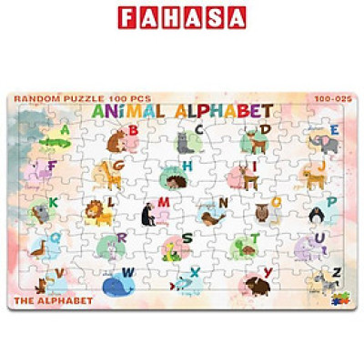 Tranh Xếp Hình A3 100 Mảnh Ghép - The Alphabet - Minh Châu 100-025