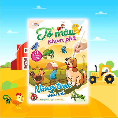Sách - Tô Màu Khám Phá - Nông Trại Vui Vẻ - Megabook