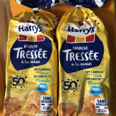 Bánh mì Hoa cúc Harrys Brioche Tressée 500g - Nhập khẩu Pháp