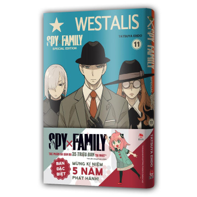 Sách - Spy X Family - Tập 11 - Bản Đặc Biệt - Tặng Kèm Obi + Bìa Áo PVC + Standee Acrylic