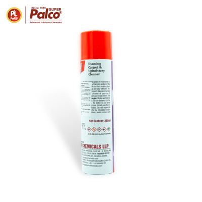 Chai xịt bọt vệ sinh nội thất ô tô, khử mùi thảm sàn, bọc nệm ghế dạng foam PALCO Carpet & Upholstery Cleaner 300ml - Nhập khẩu Ấn Độ