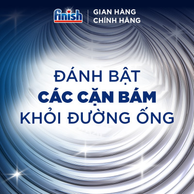 Dung Dịch Tẩy Rửa Máy Rửa Chén Bát Finish Dishwasher Deep Cleaner