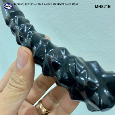 Dụng cụ điện chẩn khía đẹp mắt bằng sừng (MH821B) MÁT XA DAY ẤN HUYỆT GAN /MẬT, đả thông kinh mạch