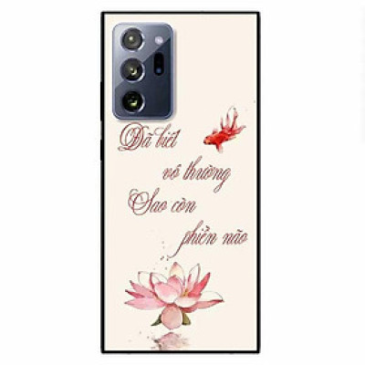Ốp lưng dành cho Samsung Galaxy Note 20 - Note 20 Ultra - mẫu Sen Hồng Và Cá