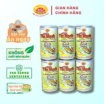 Cháo yến mạch sữa Minh Trung 365g - Cháo YM Sữa 6 (combo 6 lon)