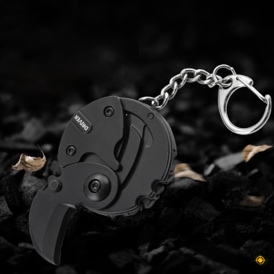 Tua vít đồng xu ABG mini vạn năng kiêm vặn cắt dụng cụ bỏ túi bằng thép chất lượng cao có móc treo thắt lưng sang trọng