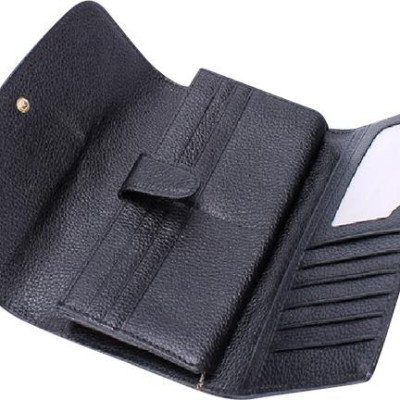 Ví Nữ Huy Hoàng HT3202 (10.5 x 19 cm) - Đen