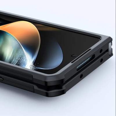 Ốp lưng cho Samsung Galaxy Z Fold 3 (Fold 3), Z Fold 4 (Fold 4), Z Fold 5 (Fold 5) hiệu XUNDD trong viền màu chống ố, chống sốc cao cấp - Hàng nhập khẩu