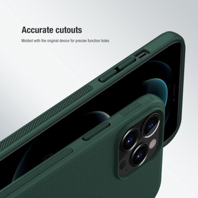 Ốp lưng Nillkin Super Frosted Shield Pro cho iPhone 13 Pro Max / 13 Pro / 13  mỏng chống dấu vân tay và sốc - Hàng Chính Hãng