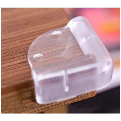Bộ 4 Miếng Chống Vạ Chạm Góc Bàn Bằng Silicon Cho Bé Hình Mặt Cười