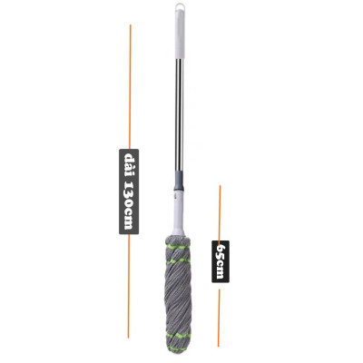 CÂY LAU SỢI VẮT TRỢ LỰC TỰ HÃM THÔNG MINH CÂY LAU MOP SỢI LAU SIÊU THẤM MỀN MẠI VÀ BỀN KHÁNG KHUẨN HÀNG XUẤT KHẨU CAO CẤP - MHW007K65QN