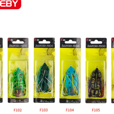 Mồi giả Noeby nhái hơi, dài 7cm, nặng 21g. Câu lure cá lóc, màu ngẫu nhiên