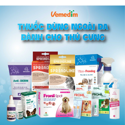 Vemedim Doxyt tab viên uống cho gà đá, chim cảnh bị hô hấp, tiêu hóa, sổ mũi, ủ rủ, hộp 10 viên