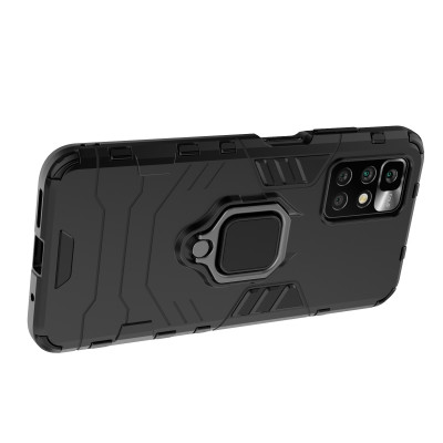Ốp lưng dành cho Xiaomi Redmi 10 iron man chống sốc kèm iring - hàng nhập khẩu