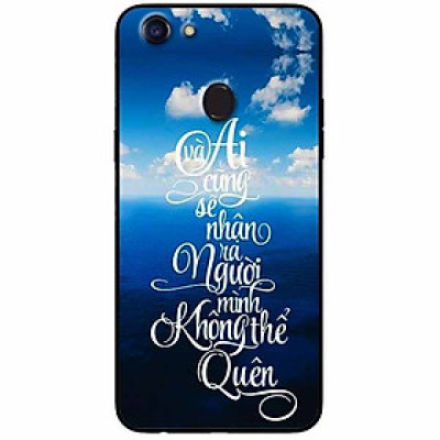 Ốp lưng in cho Oppo F7 Mẫu Không Thể Quên
