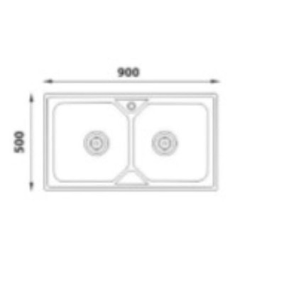 CHẬU RỬA CHÉN INOX 100%, 2 Hộc 90*50 BỘ XẢ