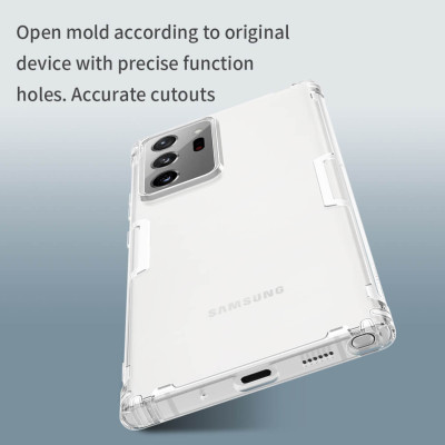 Ốp lưng dẻo silicon cho Samsung Galaxy Note 20 Ultra hiệu Nillkin mỏng 0.6mm, chống trầy xước - Hàng chính hãng